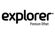 Explorer Offset logo (black)